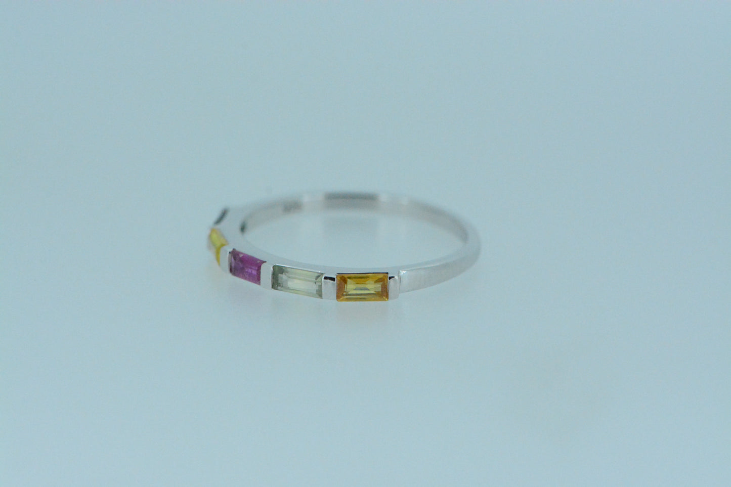 Multi Coloured Sapphire Ring