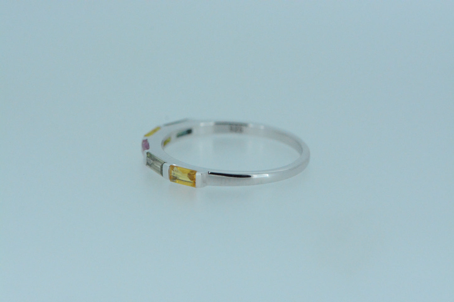 Multi Coloured Sapphire Ring