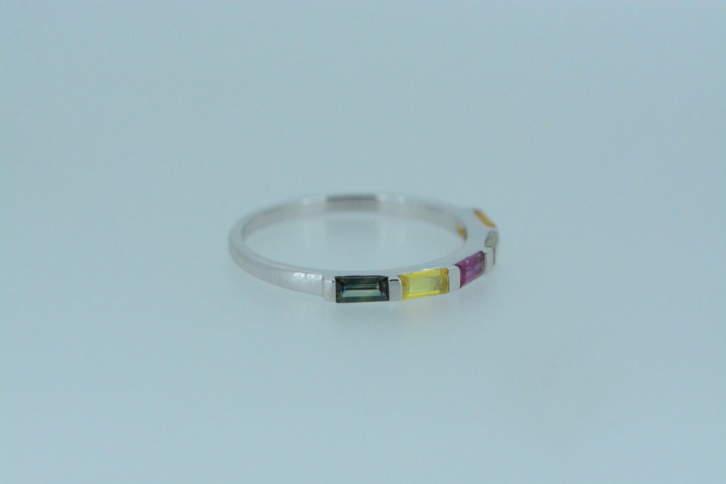 Multi Coloured Sapphire Ring