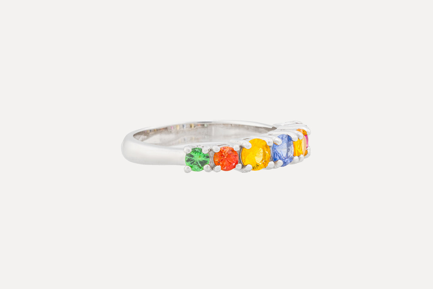 Multi Coloured Sapphire Ring