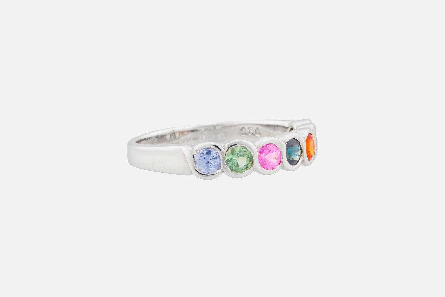 Multi Coloured Sapphire Ring
