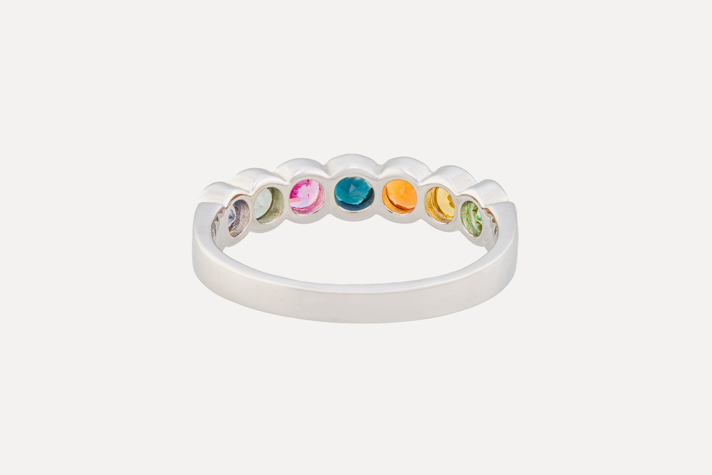 Multi Coloured Sapphire Ring