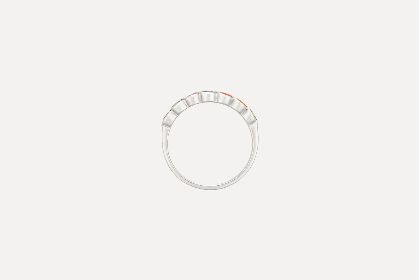 Multi Coloured Sapphire Ring