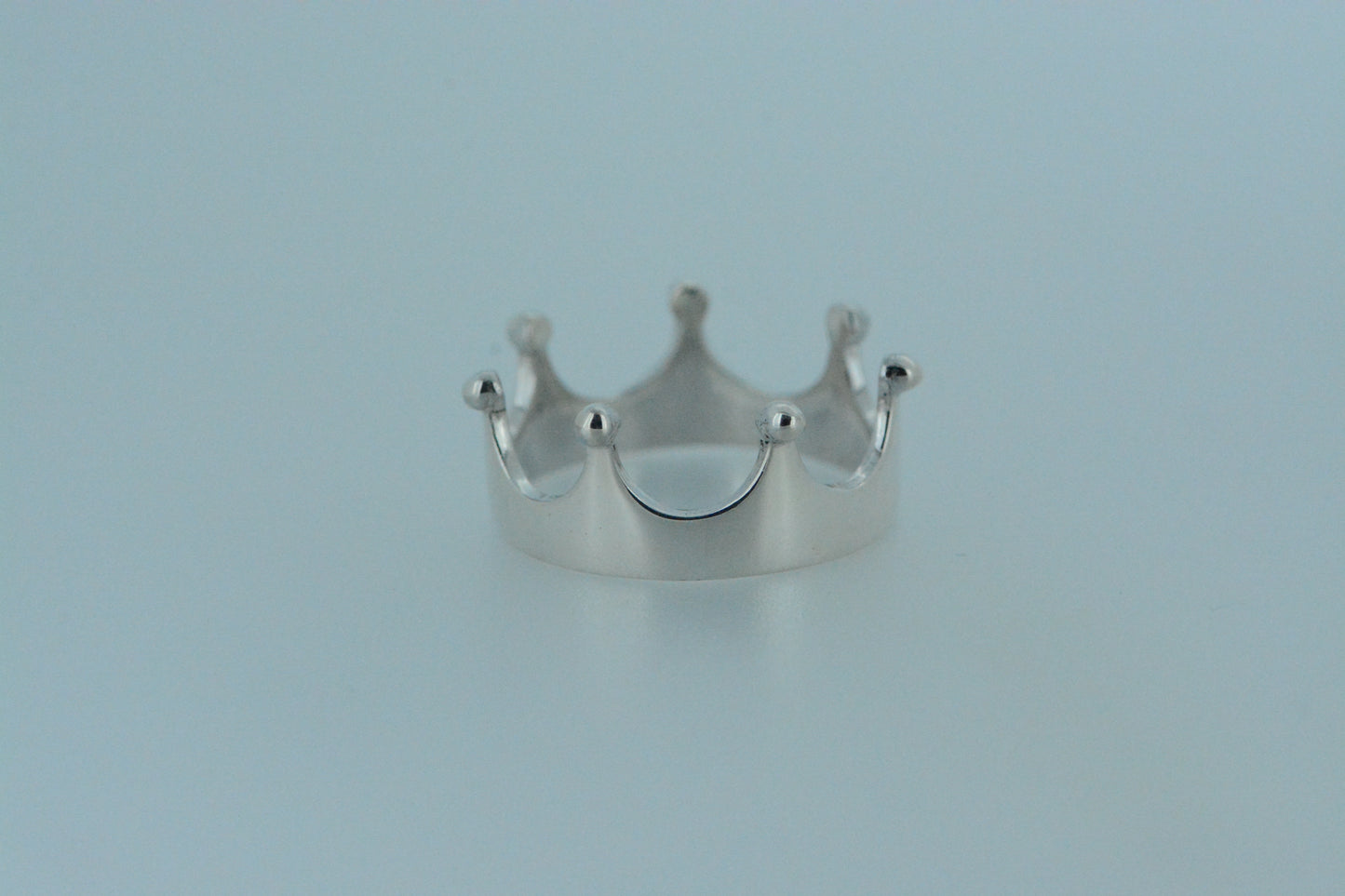 Simple Beaded Crown Ring