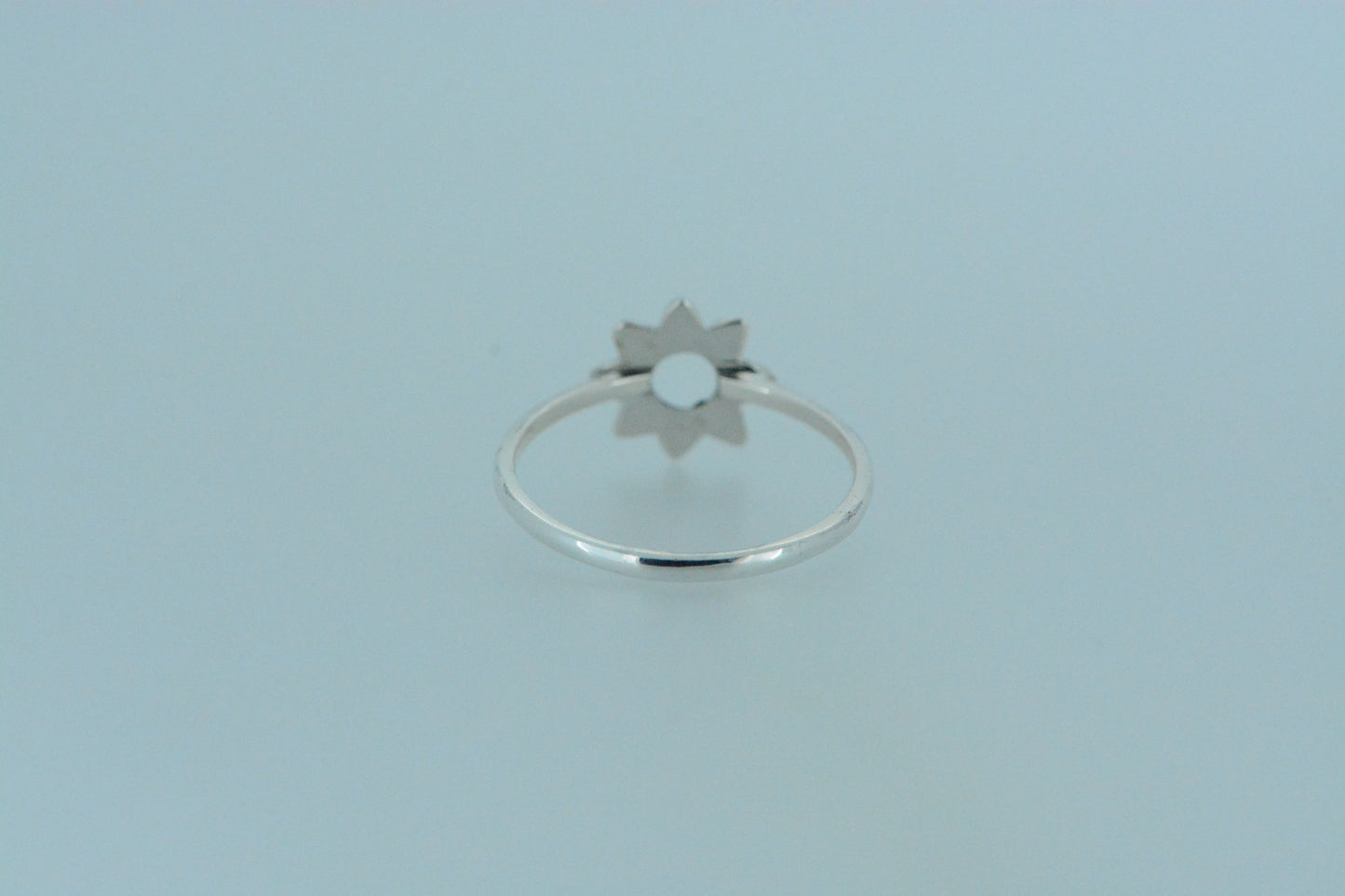 Little Oxidised Flower Ring