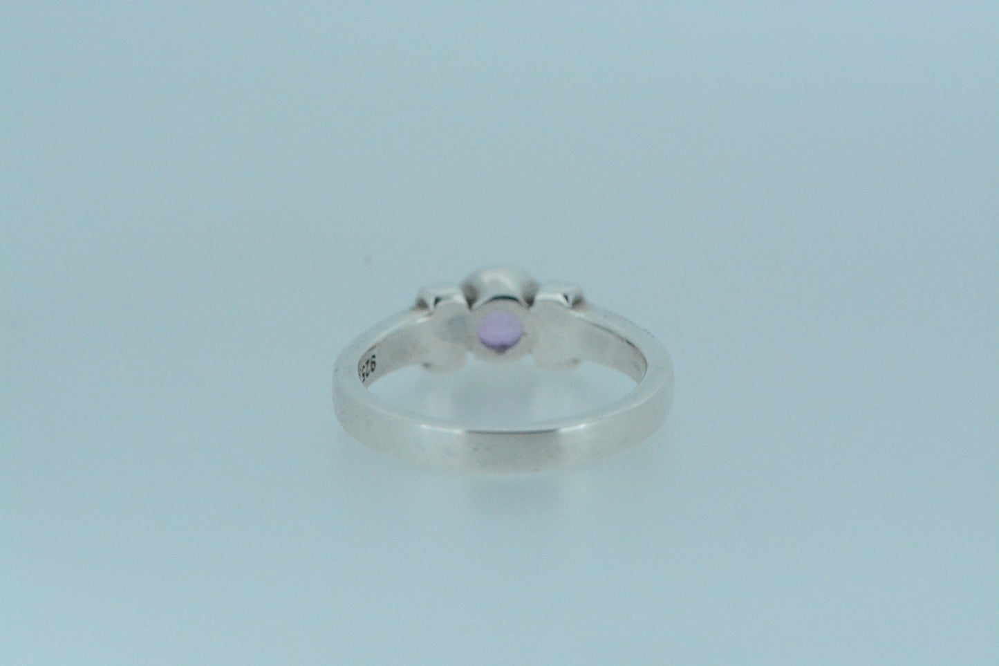 Pink Topaz Silver Ring