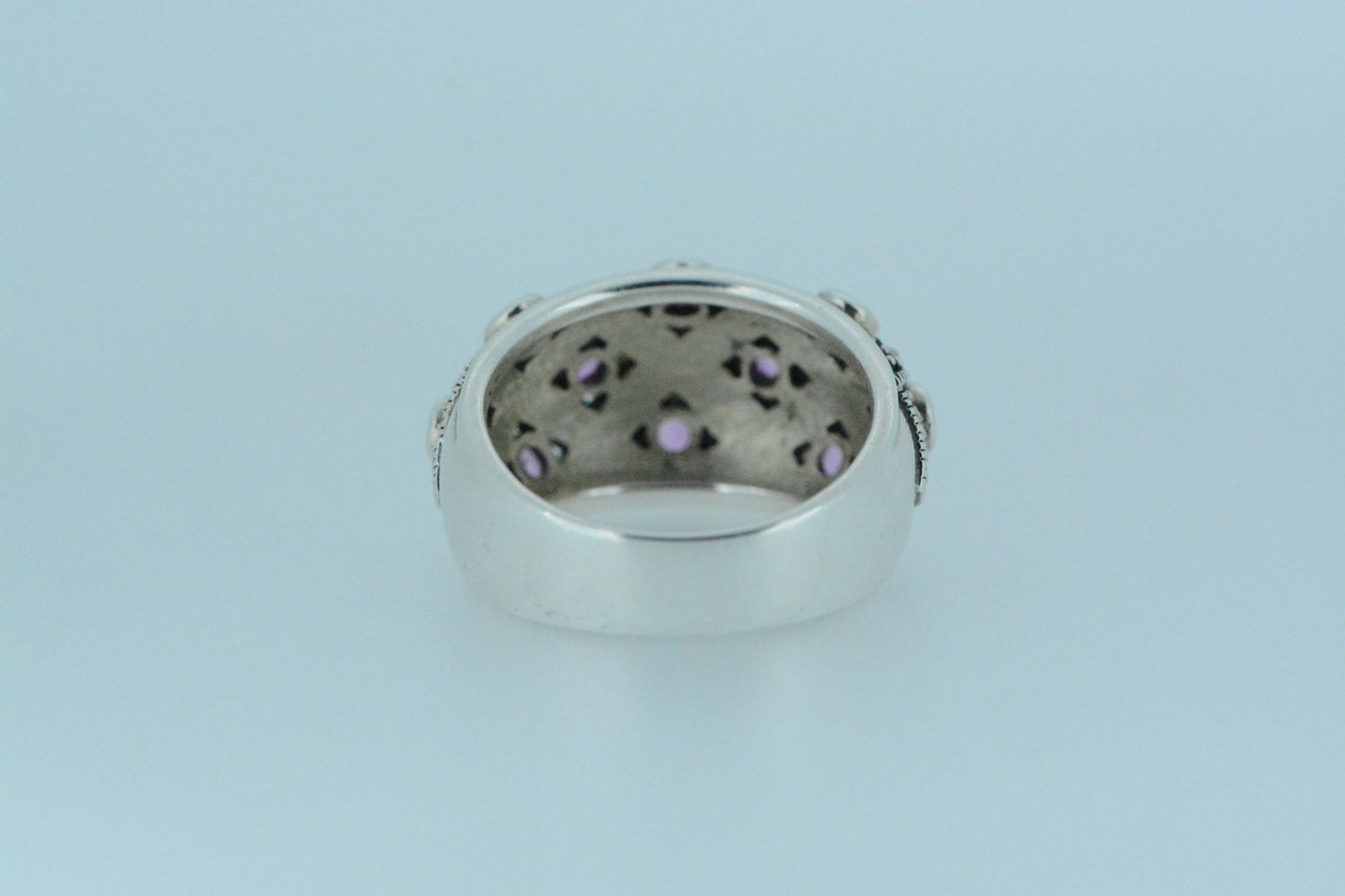 Pink Topaz Dome Ring