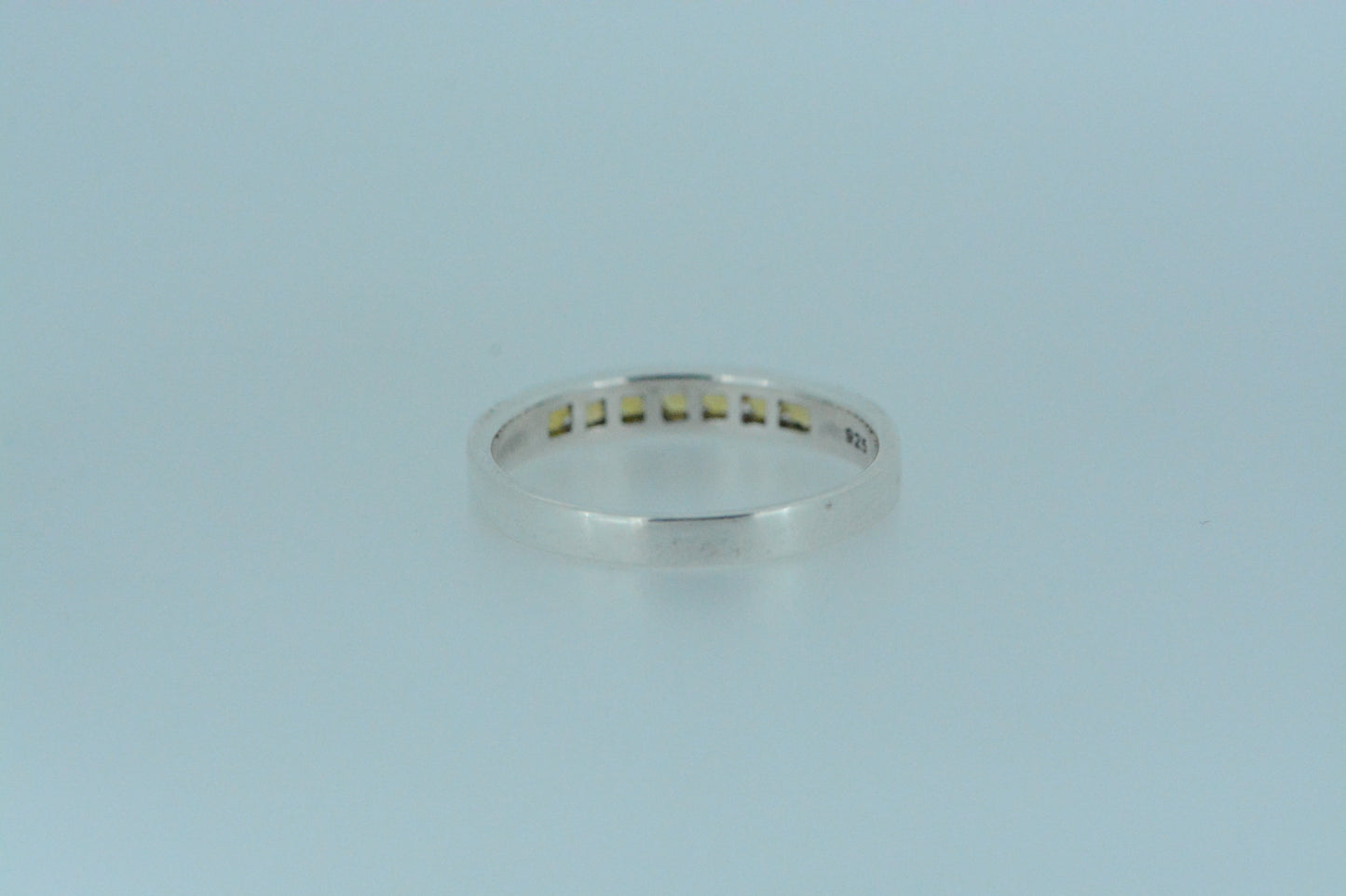 Citrine Half Eternity Ring