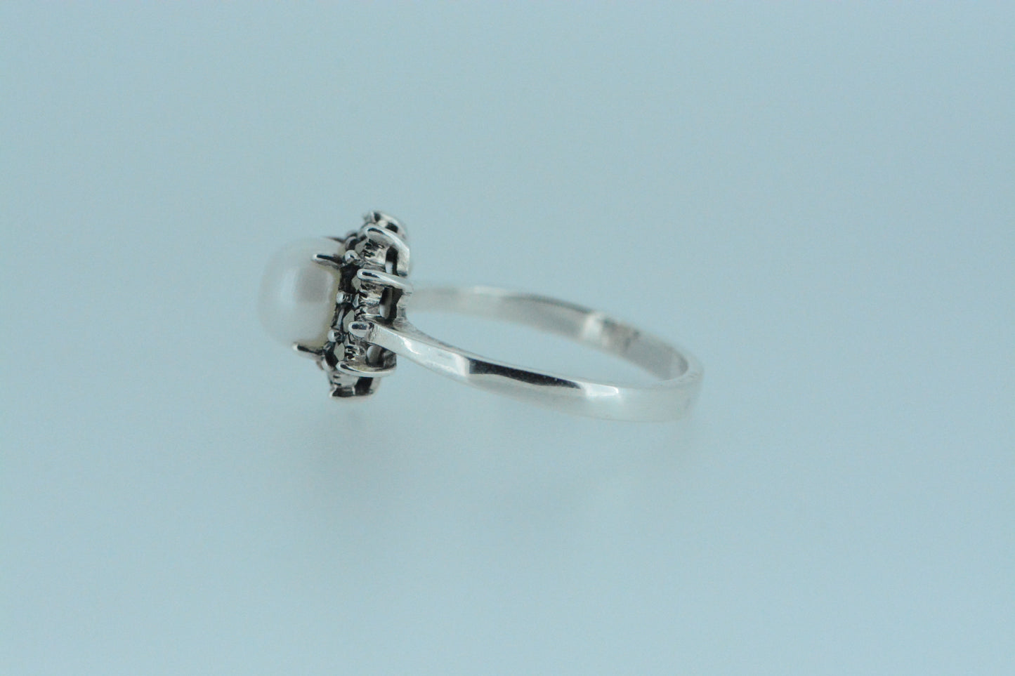 Pearl Silver Ring