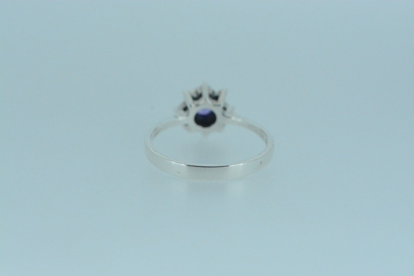 Mini Amethyst Flower Ring