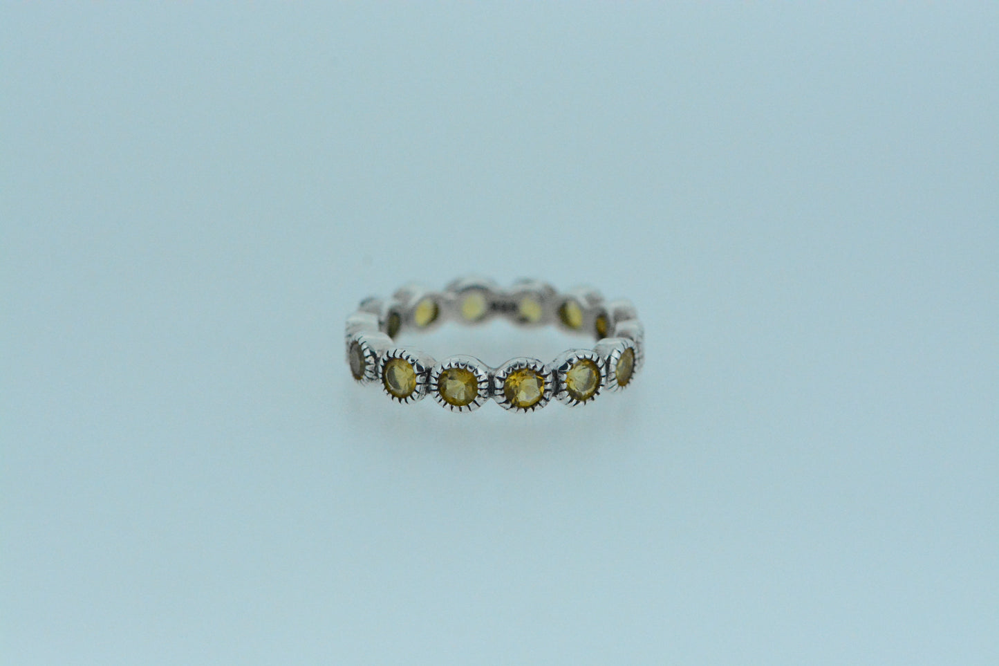 Citrine Eternity Ring