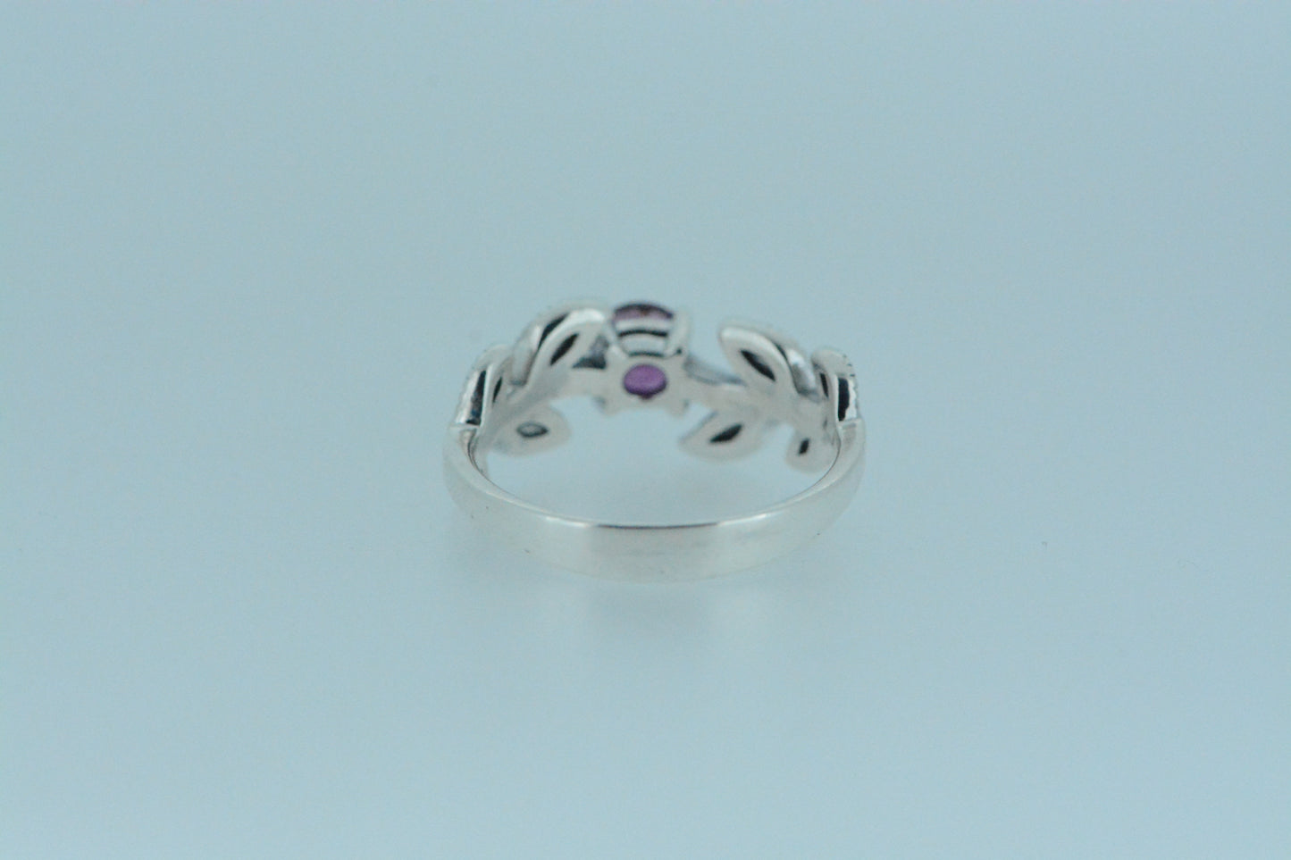 Rhodolite & Leaves Ring