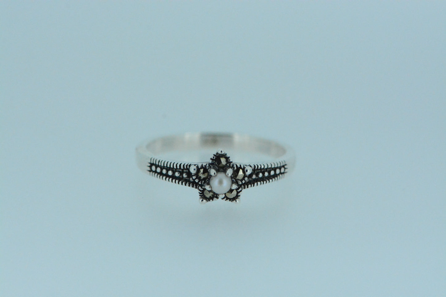 White Mother Of Pearl Ring
