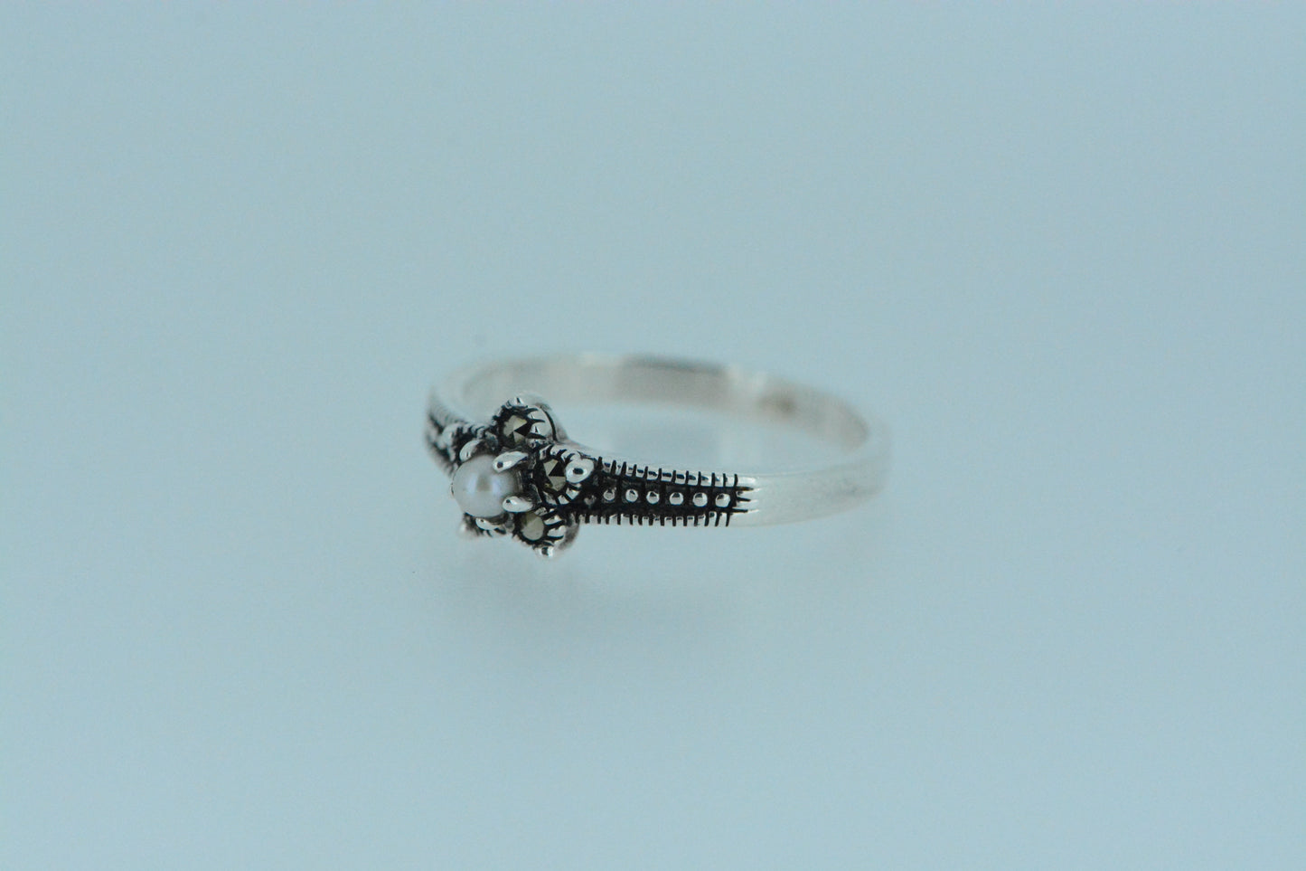 White Mother Of Pearl Ring