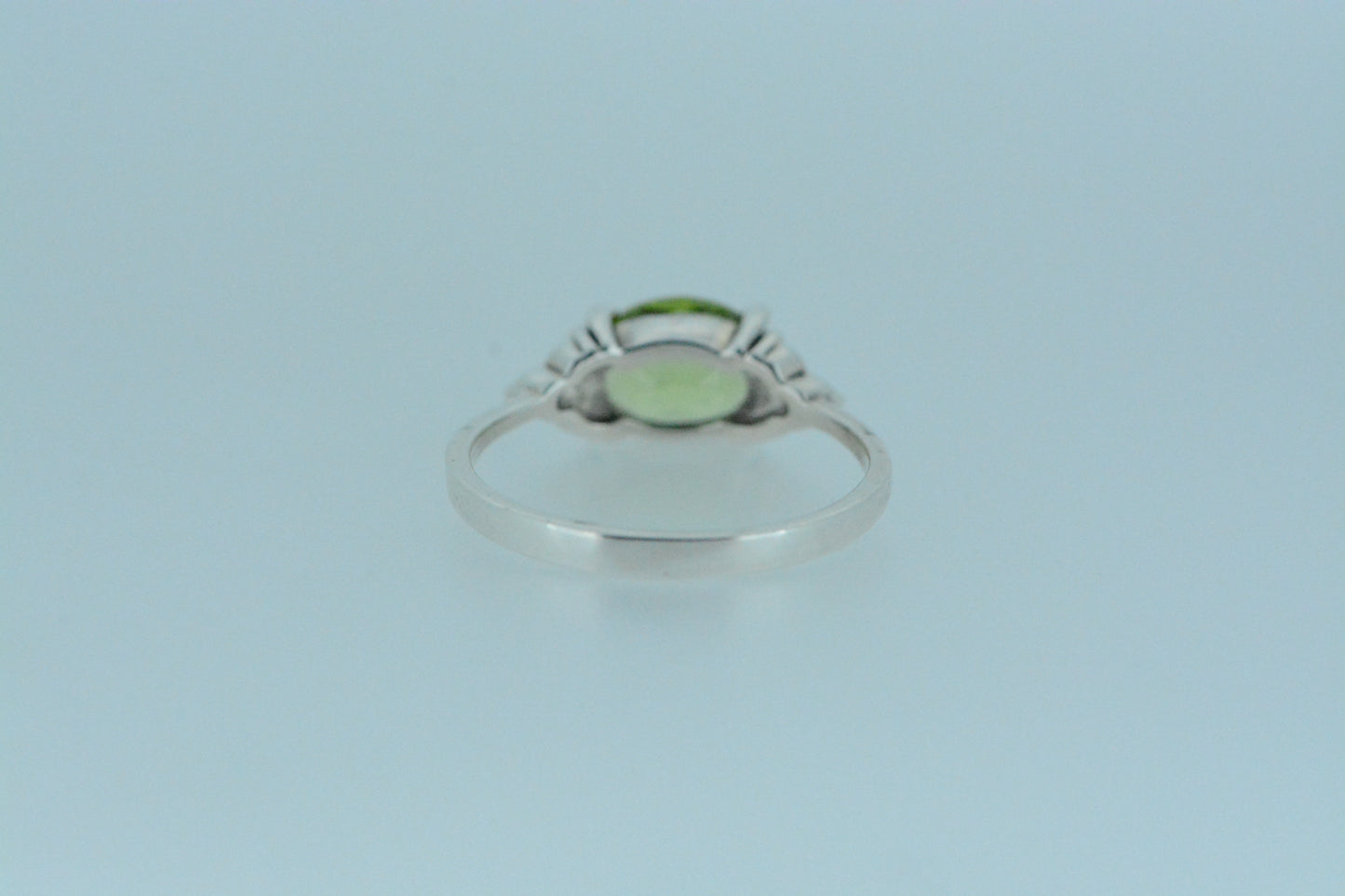 Peridot Silver Ring