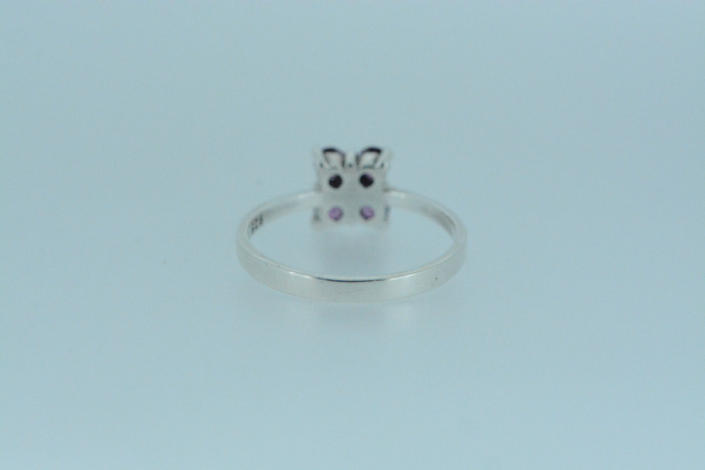 Rhodolite Four Leaf Clover Ring