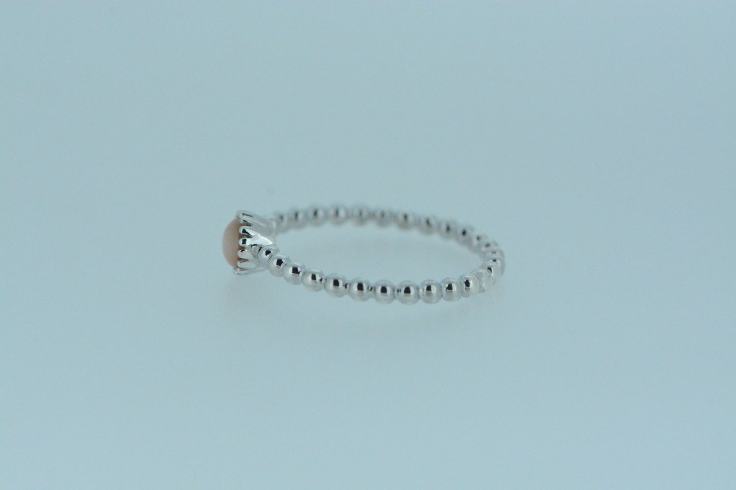Pink Mother Of Pearl Ring