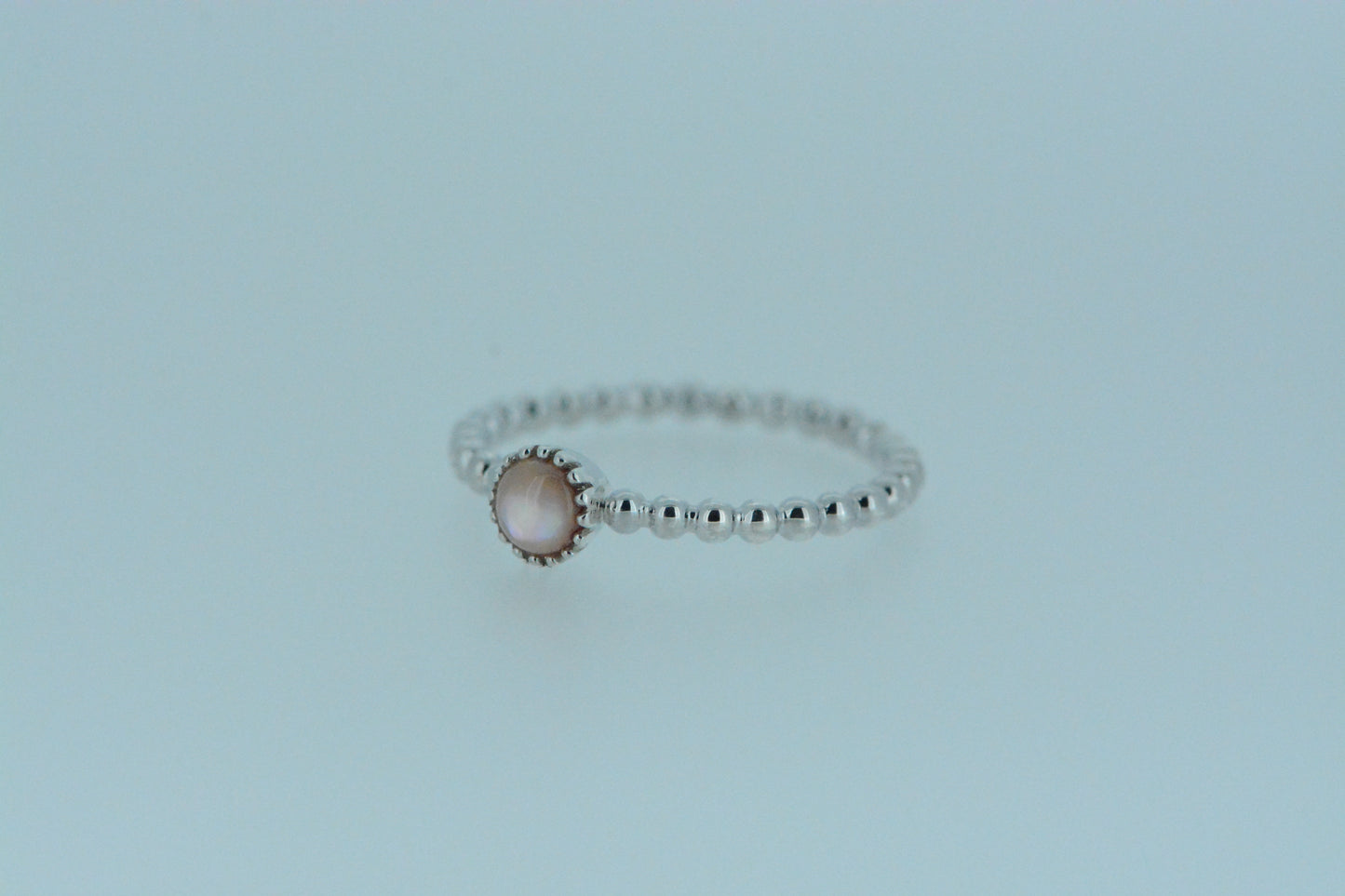 Pink Mother Of Pearl Ring