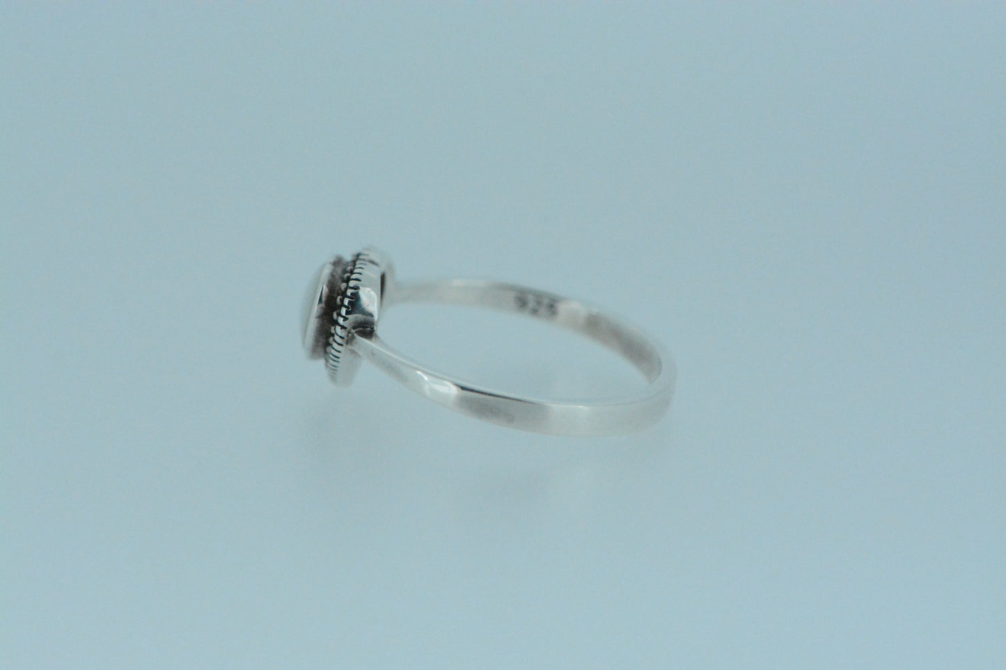 White Mother Of Pearl Heart Ring