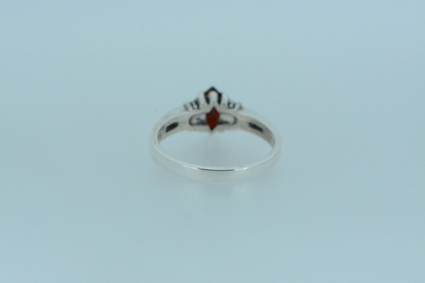 Marquise African Garnet Ring