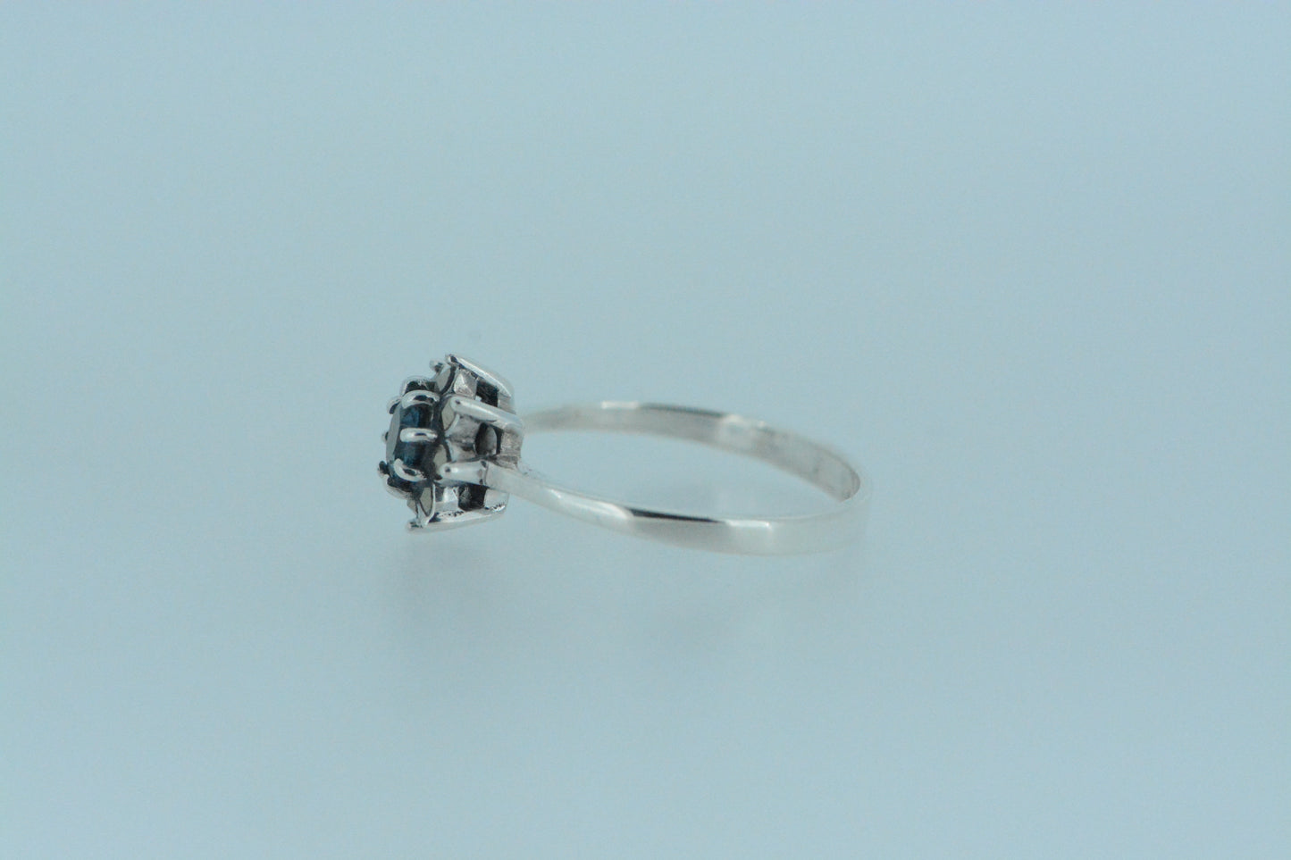 London Blue Topaz Silver Ring