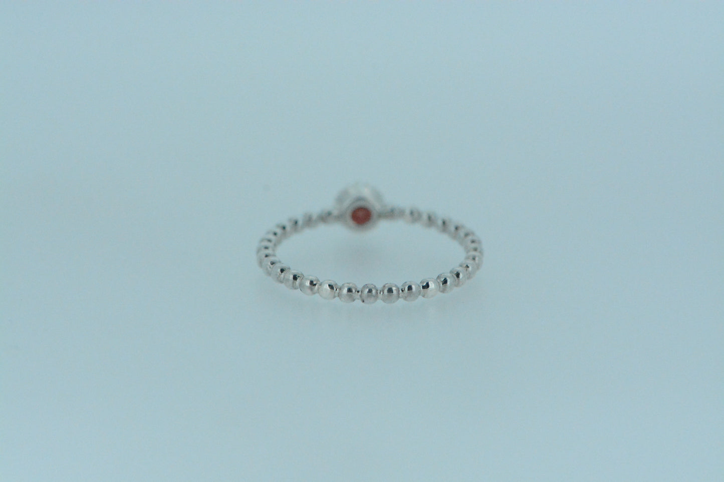 African Garnet Stacking Ring