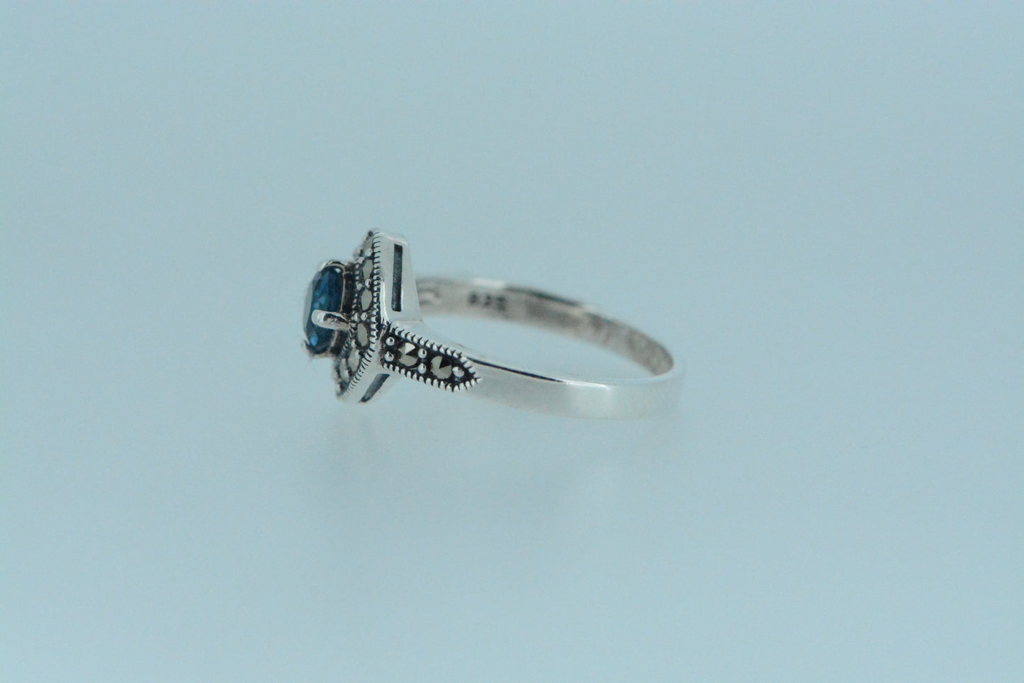 London Blue Topaz Ring