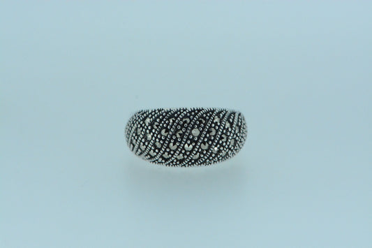 Marcasite Dome Ring