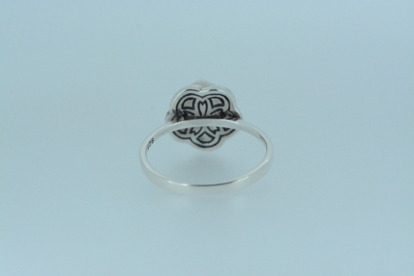 White Shell Flower Ring