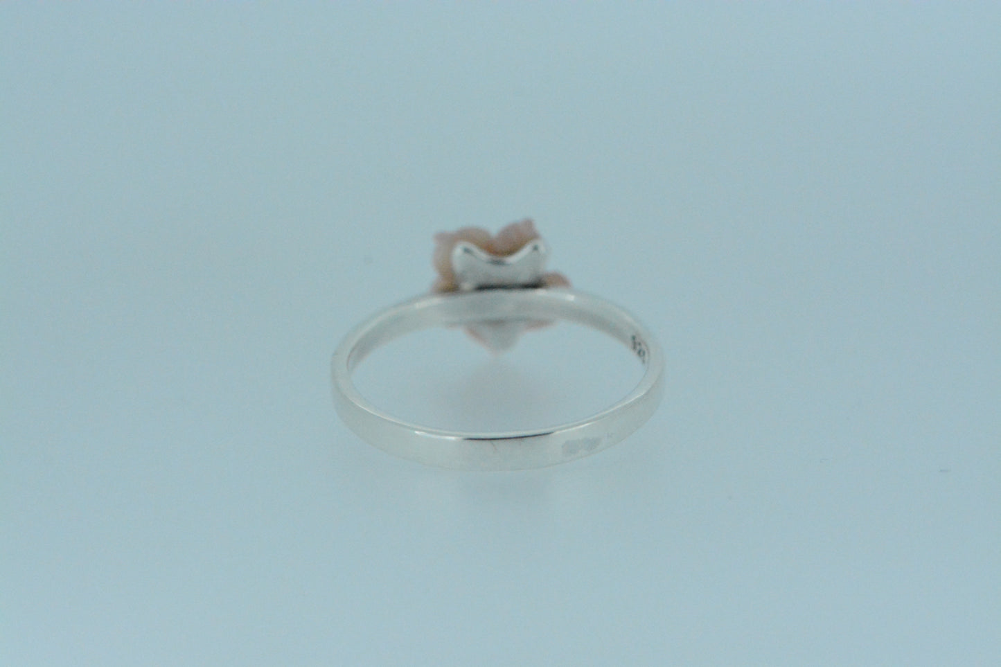 Pink Shell Flower Ring