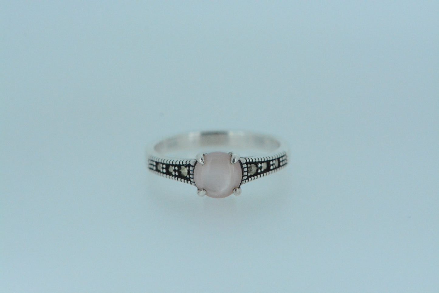 Pink Mother Of Pearl Ring