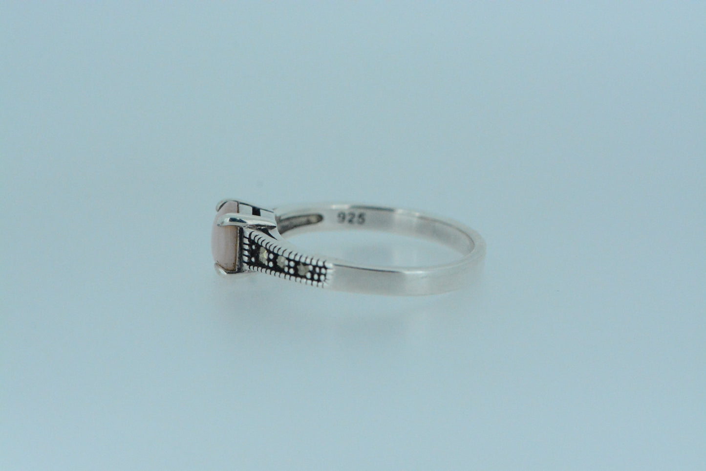 Pink Mother Of Pearl Ring