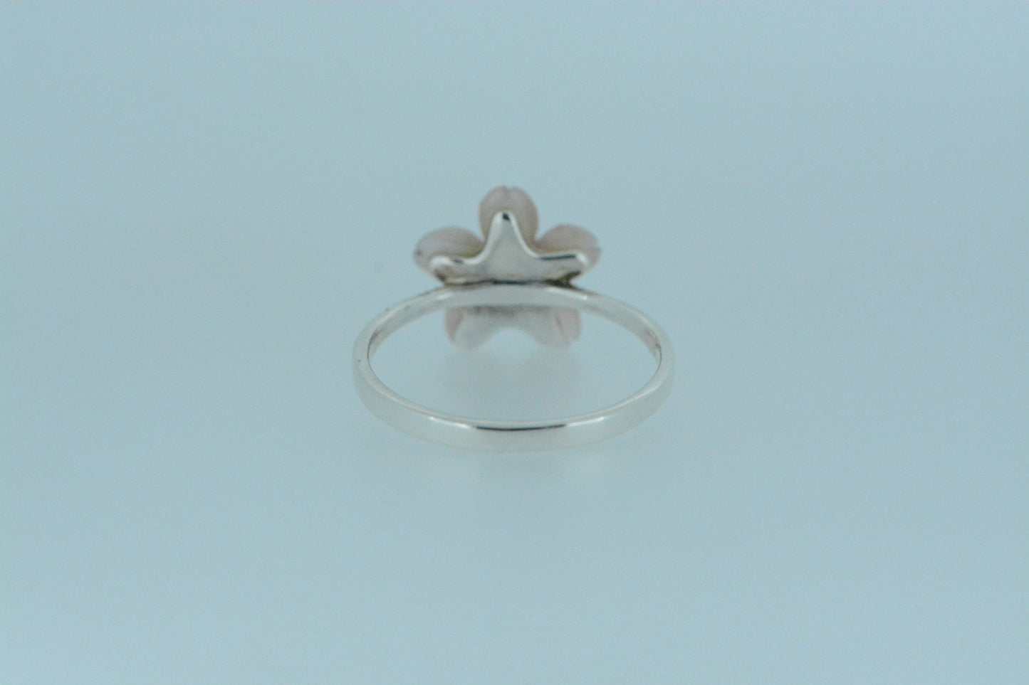 Pink Shell Flower Ring