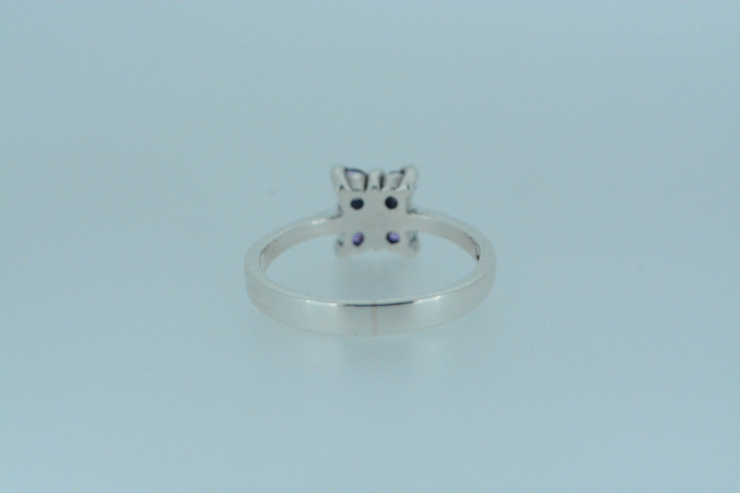 Amethyst Flower Ring