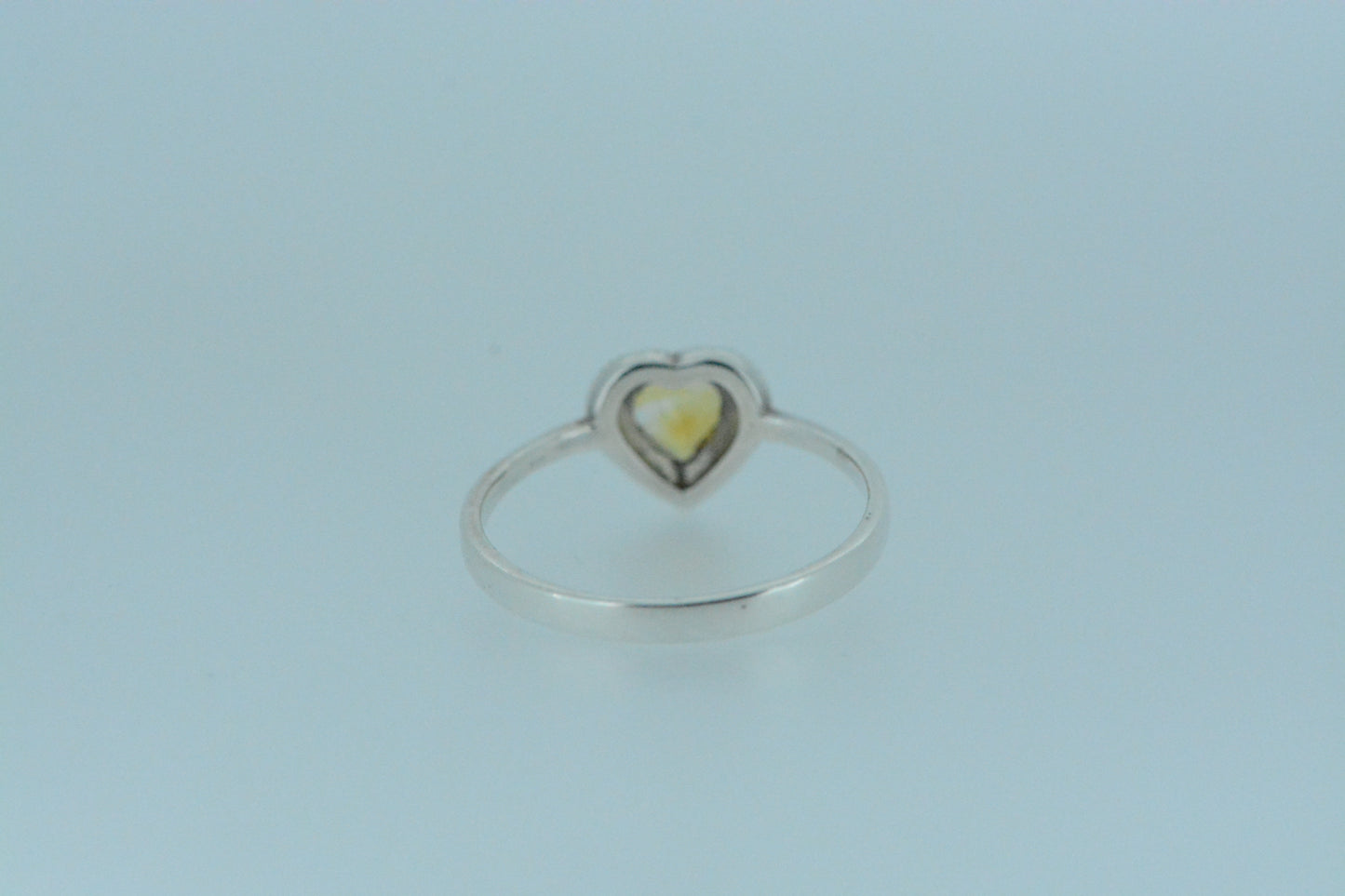 Citrine Heart Ring