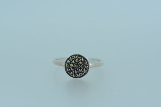 Circle Marcasite Ring