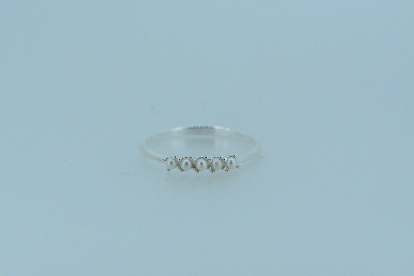 Multiple Mini Pearls Ring