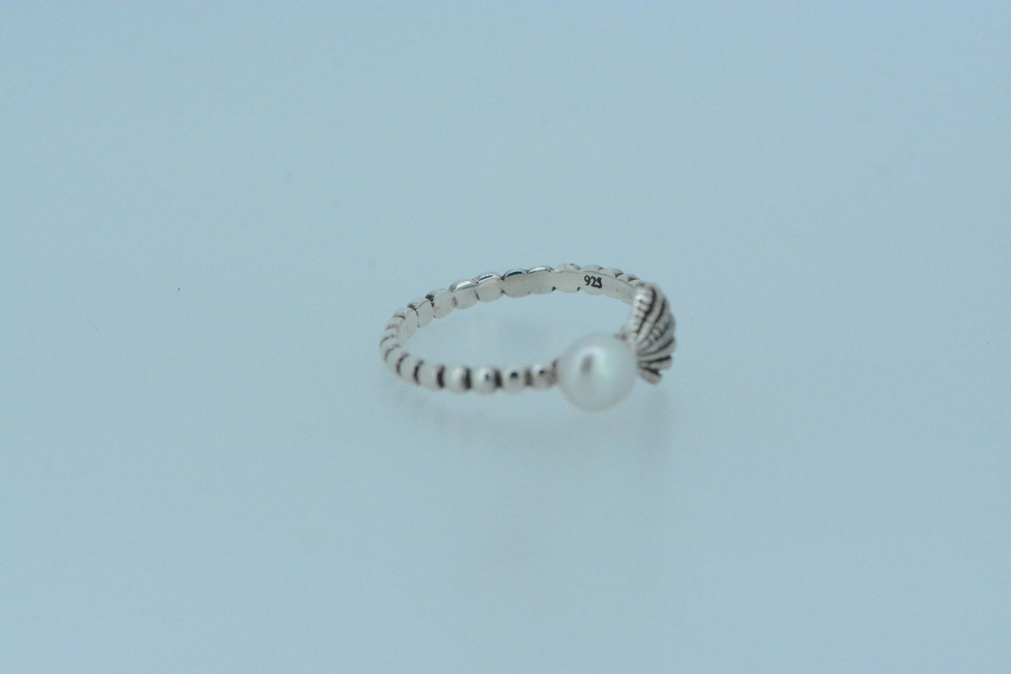 Pearl & Shell Silver Ring