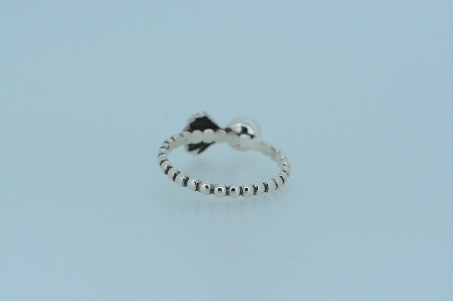 Pearl & Shell Silver Ring