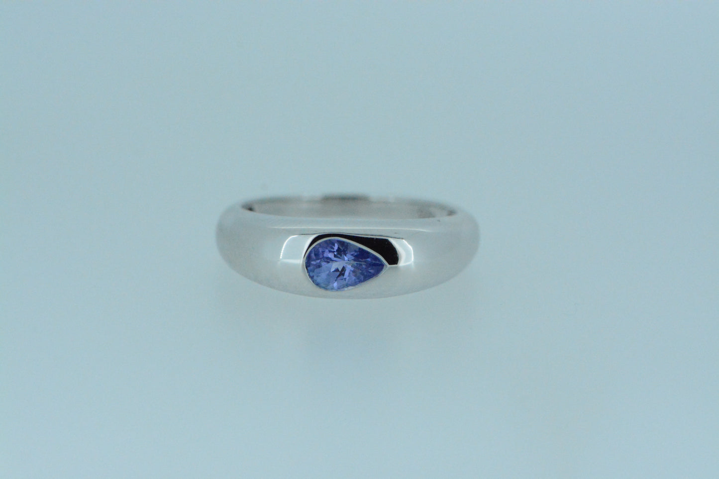 Tanzanite Teardrop Ring