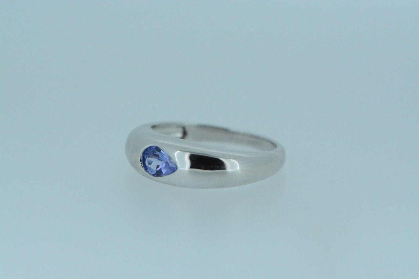 Tanzanite Teardrop Ring