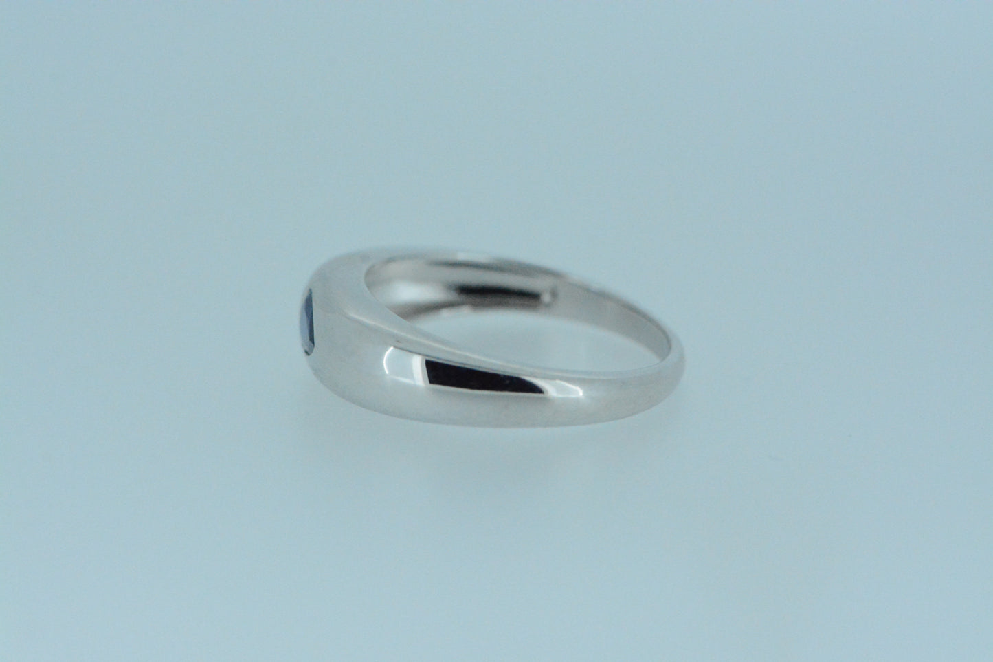 Blue Sapphire Teardrop Ring