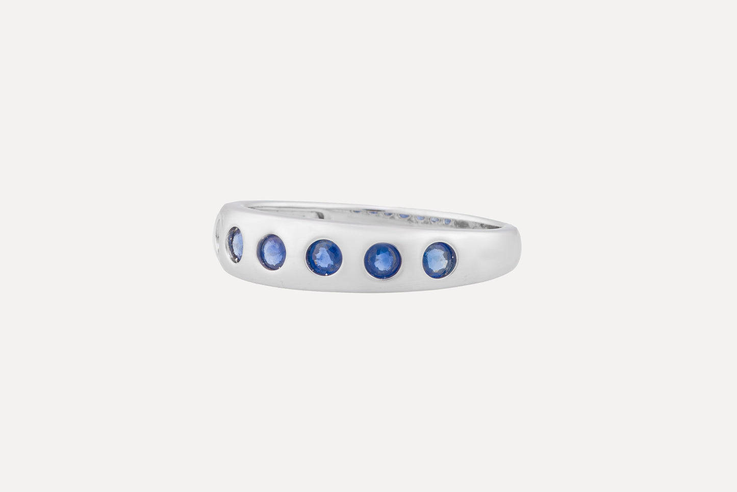 Blue Sapphire Eternity Ring