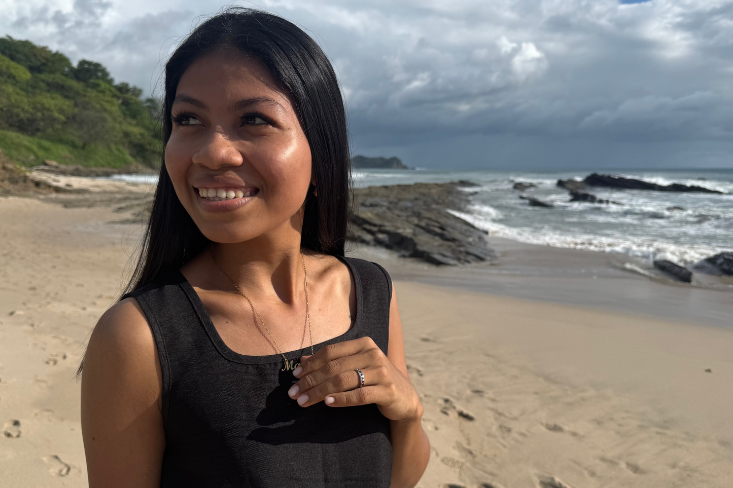 Blue Sapphire Eternity Ring