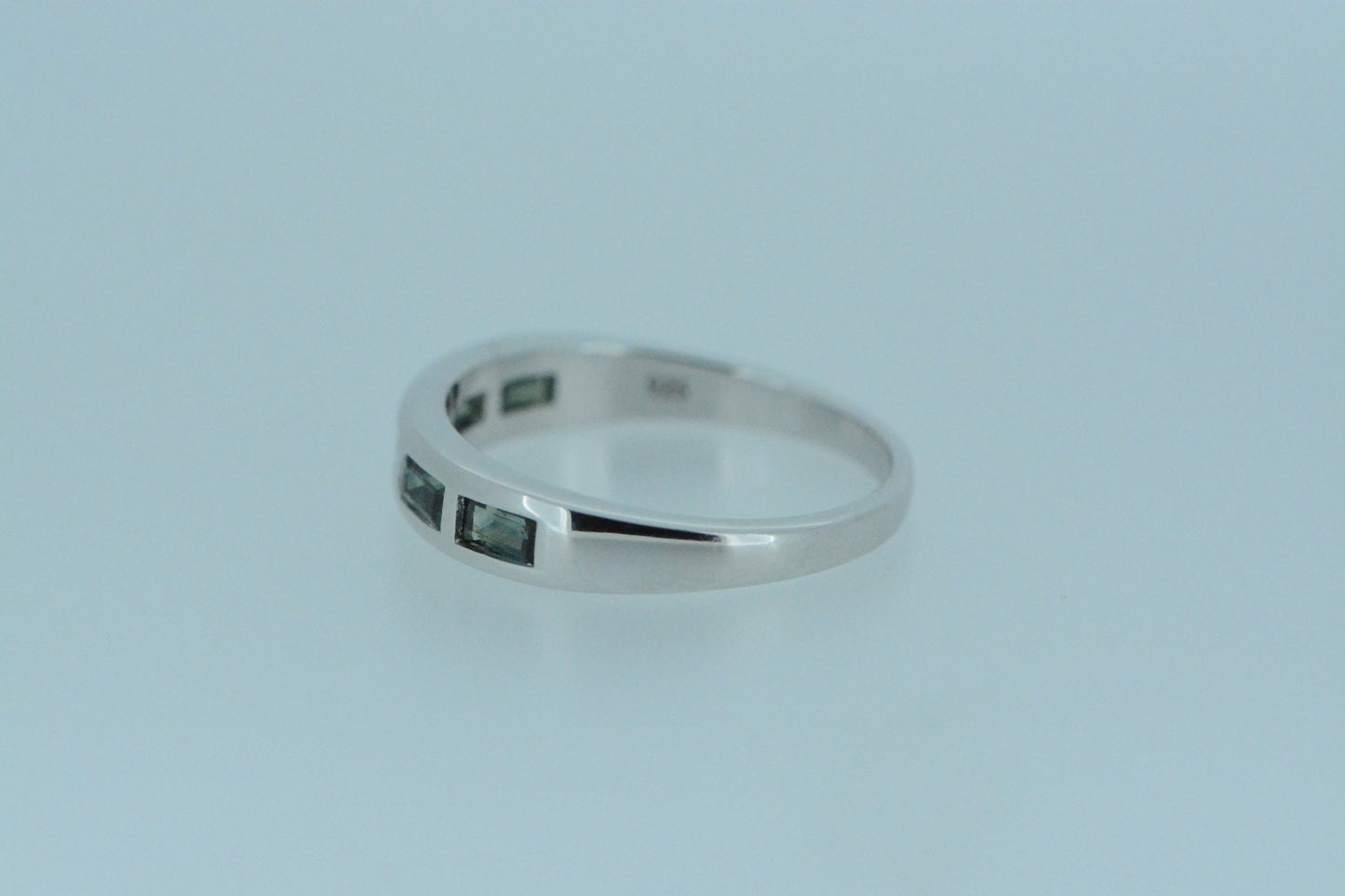 Blue Sapphire Silver Ring