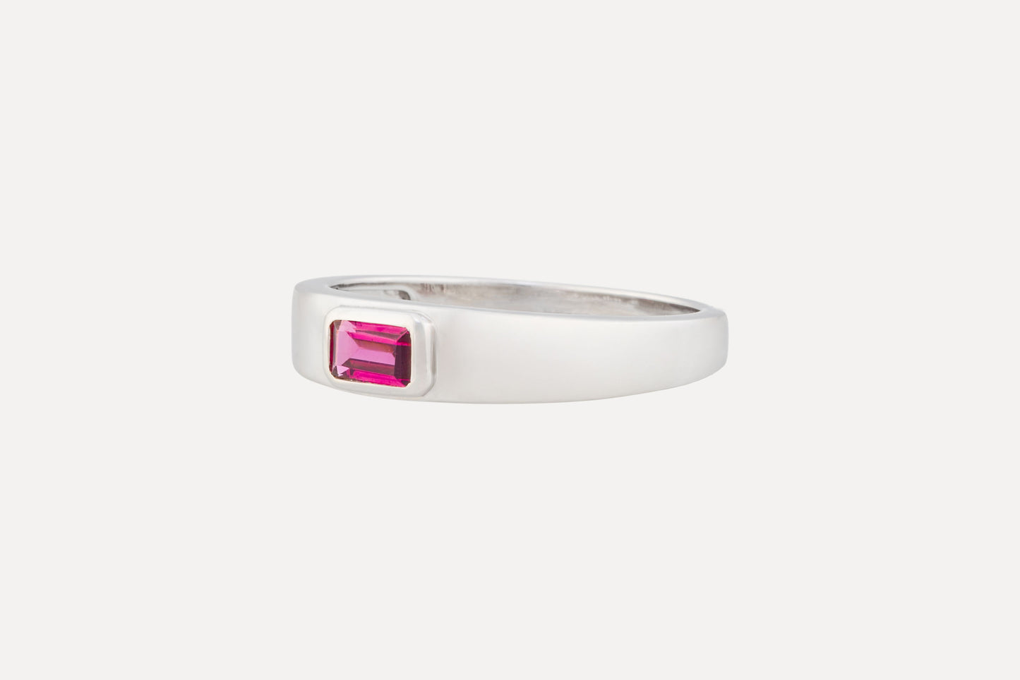 Rhodolite Silver Ring