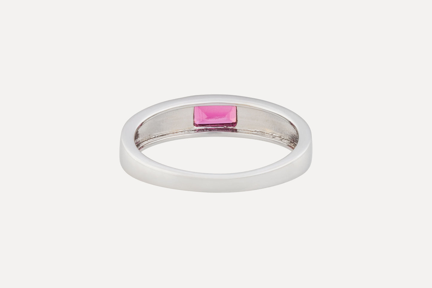 Rhodolite Silver Ring