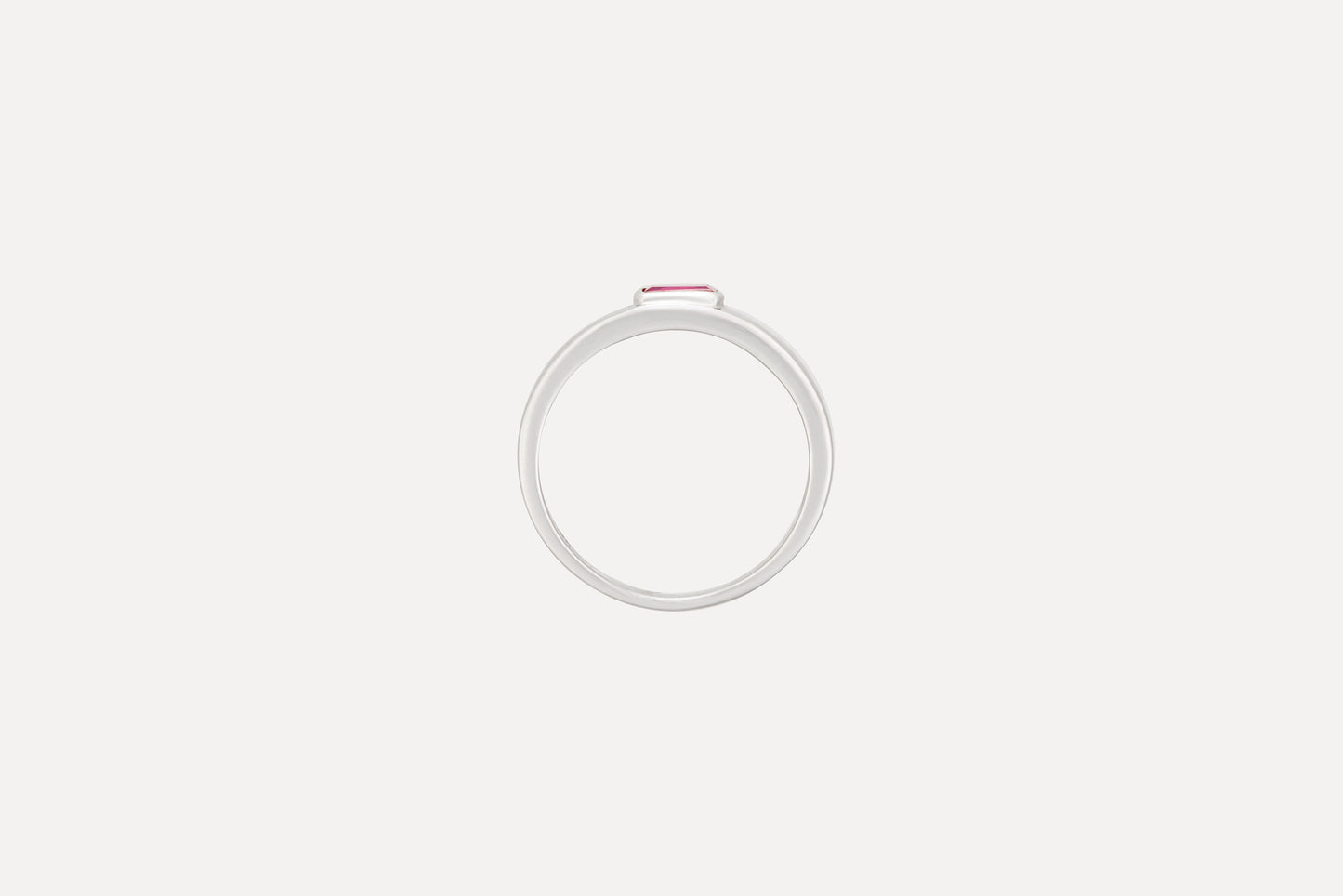 Rhodolite Silver Ring