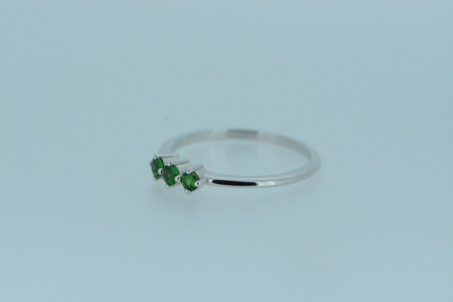 Tsavorite Trilogy Ring