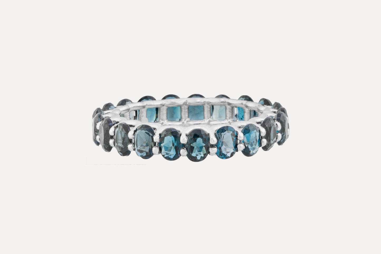 London Blue Topaz Eternity Ring